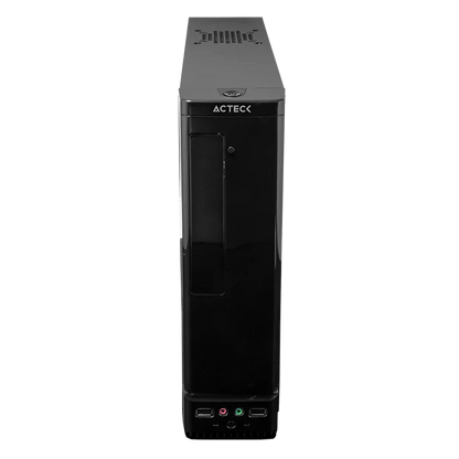 Gabinete Acteck Atom / Micro Torre Slim / Micro Atx, Mini Itx / Fuente Sfx 450w / Metal / Negro / Ac-929042