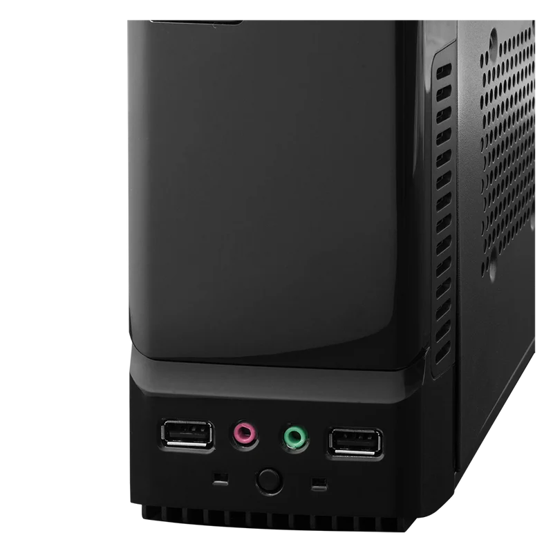Gabinete Acteck Atom / Micro Torre Slim / Micro Atx, Mini Itx / Fuente Sfx 450w / Metal / Negro / Ac-929042