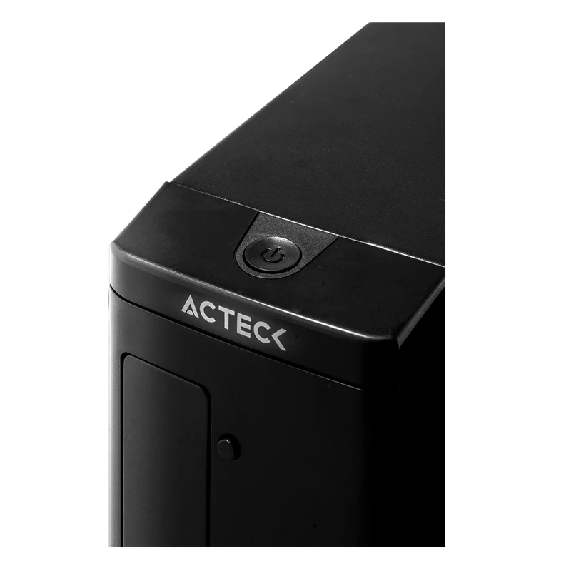 Gabinete Acteck Atom / Micro Torre Slim / Micro Atx, Mini Itx / Fuente Sfx 450w / Metal / Negro / Ac-929042