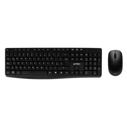 Kit Acteck Creator Mk440 / Teclado Y Mouse / Inalambrico / Receptor Usb / 105 Teclas / Optico / 1000 Dpi / Negro / Ac-931755