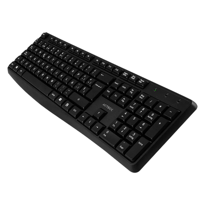 Kit Acteck Creator Mk440 / Teclado Y Mouse / Inalambrico / Receptor Usb / 105 Teclas / Optico / 1000 Dpi / Negro / Ac-931755