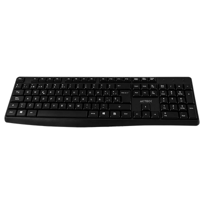 Kit Acteck Creator Mk440 / Teclado Y Mouse / Inalambrico / Receptor Usb / 105 Teclas / Optico / 1000 Dpi / Negro / Ac-931755