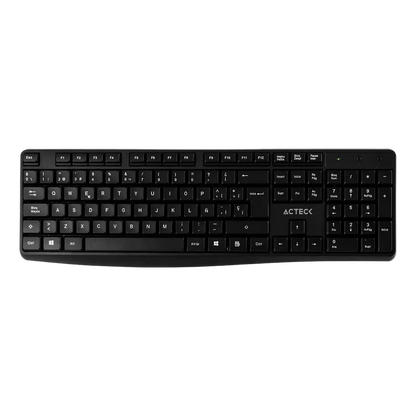 Kit Acteck Creator Mk440 / Teclado Y Mouse / Inalambrico / Receptor Usb / 105 Teclas / Optico / 1000 Dpi / Negro / Ac-931755