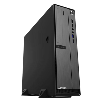 Gabinete Acteck Mini Torre Slim Lubeck Gs660 / Ac-932530 / Fuente 500w / Micro Atx Y Mini Itx / Usb 3.0 / Ventilador Negro / Ac-932530