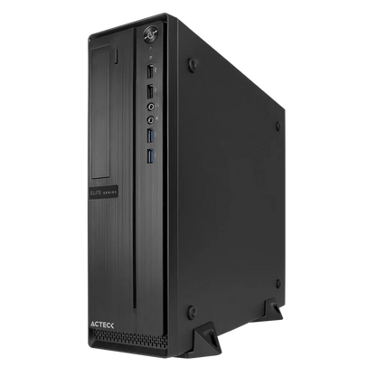 Gabinete Acteck Mini Torre Slim Lubeck Gs660 / Ac-932530 / Fuente 500w / Micro Atx Y Mini Itx / Usb 3.0 / Ventilador Negro / Ac-932530