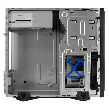 Gabinete Acteck Mini Torre Slim Lubeck Gs660 / Ac-932530 / Fuente 500w / Micro Atx Y Mini Itx / Usb 3.0 / Ventilador Negro / Ac-932530
