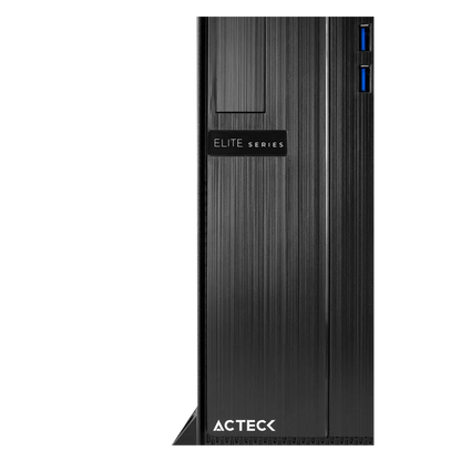 Gabinete Acteck Mini Torre Slim Lubeck Gs660 / Ac-932530 / Fuente 500w / Micro Atx Y Mini Itx / Usb 3.0 / Ventilador Negro / Ac-932530