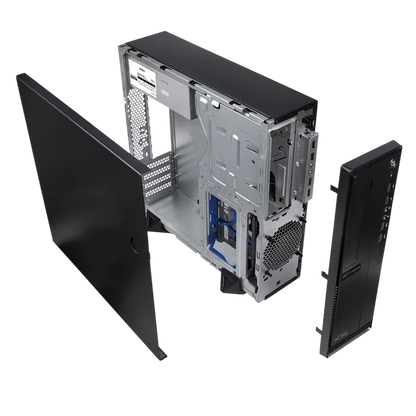 Gabinete Acteck Mini Torre Slim Lubeck Gs660 / Ac-932530 / Fuente 500w / Micro Atx Y Mini Itx / Usb 3.0 / Ventilador Negro / Ac-932530