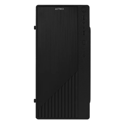 Gabinete Acteck Kioto Gc220 / Micro Atx Slim / Micro Atx, Mini Itx / Fuente 500w / Panel Acrilico, Metal / Negro / Ac-933063