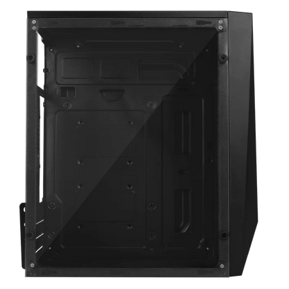 Gabinete Acteck Kioto Gc460 / Mini Torre / Micro Atx, Mini Itx / Fuente 500w / Iluminacion Rgb / Panel Acrilico, Metal / Negro / Ac-933070