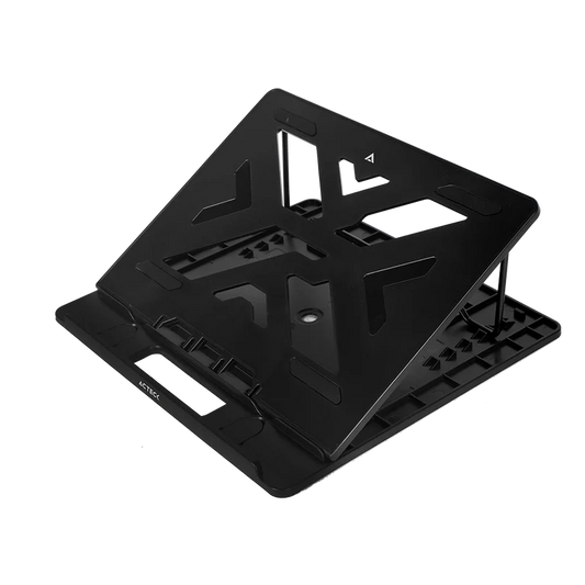Soporte Acteck Frezze Book Primebe220 / Base Para Laptop / Compatible 15.5 Pul / Antideslizante / Hasta 15 Kg / Inclinacion 35 Grados / Negro / Ac-933476