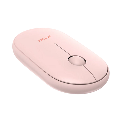 Mouse Acteck Optimize Edge Mi460 / Inalambrico / Receptor Usb / Laser / Click Silencioso / 1500 Dpi / Rosa / Ac-934107