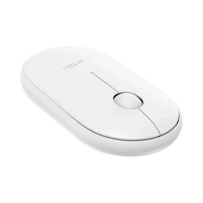 Mouse Acteck Optimize Edge Mi460 / Inalambrico / Receptor Usb / Laser / Click Silencioso / 1500 Dpi / Blanco / Ac-934114