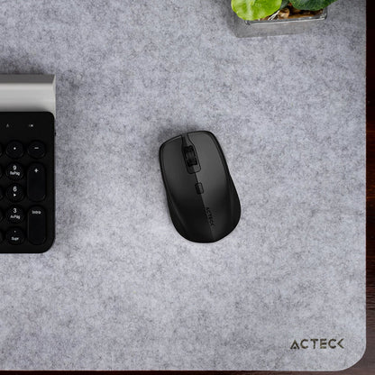 Mouse Acteck Optimize Trip Mi670 / Inalambrico / Dual / Receptor Usb - Bluetooth / Laser / 1600 Dpi / Negro / Ac-934121