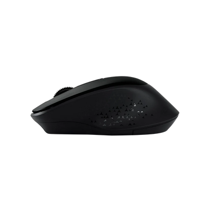 Mouse Acteck Optimize Ergo Mi470 / Inalambrico / Receptor Usb / Optico / 1600 Dpi Ajustable / 2 Botones Scroll / Ergonomico / Click Silencioso / Win Mac / Negro / Ac-934145