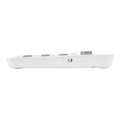 Teclado Acteck Uny Comp Ti685 / Inalambrico / Dual / Multidispositivo / Tkl / EspaÑol / 88 Teclas / Blanco  / Ac-934190