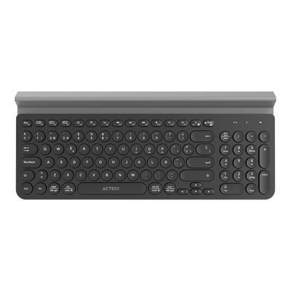 Teclado Acteck Inspire Comp Ti695 / Inalambrico / Dual / Multidispositivo / EspaÑol / Teclas Multifuncion / Ranura Para Dispositivos / 97 Teclas / Negro / Ac-934206