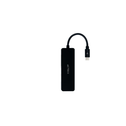 Hub Acteck Gate 5 Dh640 / Usb C / 4 Puertos / Usb A - Hdmi - Lector De Memorias / 10 Cm / Negro / Ac-934633