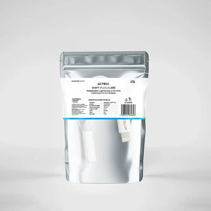 Adaptador Acteck Shift Plus  Al405 / Lightning A Aux 3.5 Mm / 11 Cm / Blanco / Ac-934848