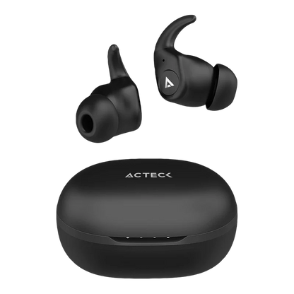Audifonos Acteck Sinchro Pro Ep635 / Inalambricos / Bluetooth 5.3 V / Control Tactil / Bateria De 50 H / Negro / Ac-935098