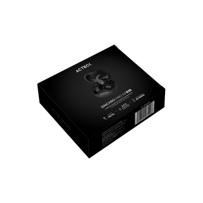 Audifonos Acteck Sinchro Pro Ep635 / Inalambricos / Bluetooth 5.3 V / Control Tactil / Bateria De 50 H / Negro / Ac-935098