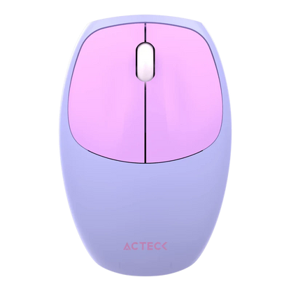 Kit 2 En 1 Teclado Y Mouse Inalambrico Creator Chic Mk47 / 110 Teclas / Membrana / Raton Optico / Usb 2.4 Ghz / 2 Botones + Scroll / Morado / Ac-935173