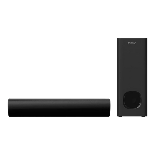 Barra De Sonido Acteck Dynamic Trim Bs465 / Subwoofer Alambrico / Bluetooth / Hdmi / Ptico / 60w / Alimentacin 110v / Negro / Ac-935234