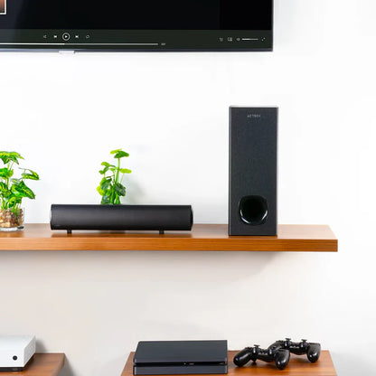 Barra De Sonido Acteck Dynamic Trim Bs465 / Subwoofer Alambrico / Bluetooth / Hdmi / Ptico / 60w / Alimentacin 110v / Negro / Ac-935234