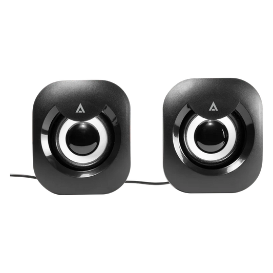 Bocinas Acteck / Esence Basic As215 / Alambrica / Usb / Iluminacion Led / Negro / Ac-935272