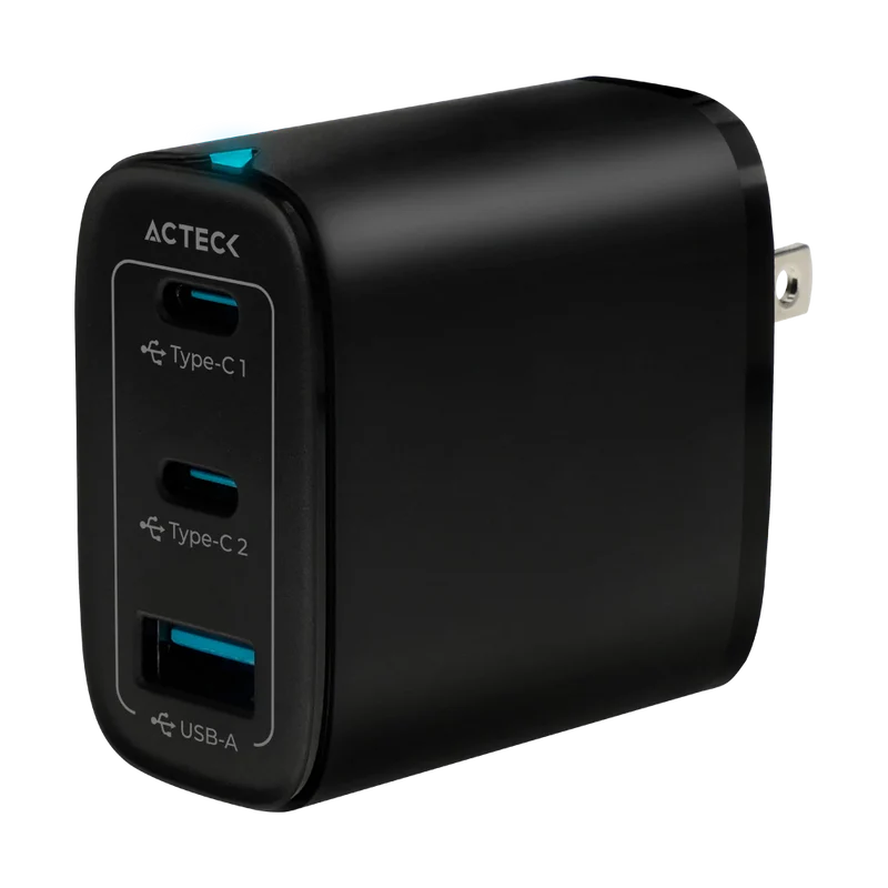 Cargador De Pared Acteck Energon Plus Cp440 / 40 W / Carga Dp / Carga Rapida / Usb C Usb A / Garantia 1 AÑo / Negro / Ac-935562