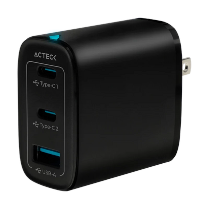 Cargador De Pared Acteck Energon Plus Cp440 / 40 W / Carga Dp / Carga Rapida / Usb C Usb A / Garantia 1 AÑo / Negro / Ac-935562
