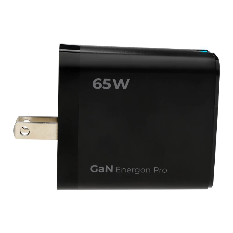 Cargador De Pared Acteck Energon Prime Cp65w / 65w / 2x Usb-c / 1x Usb A / Negro / Ac-935579