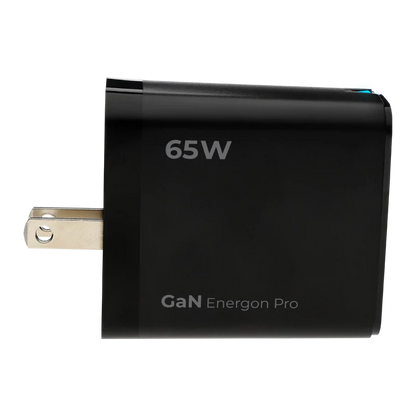 Cargador De Pared Acteck Energon Prime Cp65w / 65w / 2x Usb-c / 1x Usb A / Negro / Ac-935579