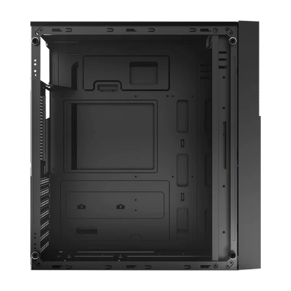 Gabinete Acteck Draco Gm450 / Media Torre / Atx, Micro Atx, Mini Itx / Fuente 500w / Panel Cristal Templado, Metal / Negro / Ac-935715