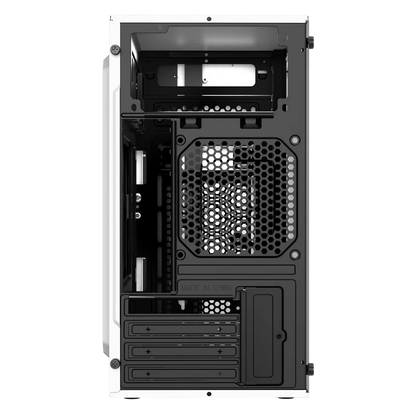 Gabinete Acteck Fusion Ii Gi440 / Mini Torre / Micro Atx, Mini Itx / Fuente De Poder 500w / Panel Acrilico / Metal / Blanco / Ac-935760
