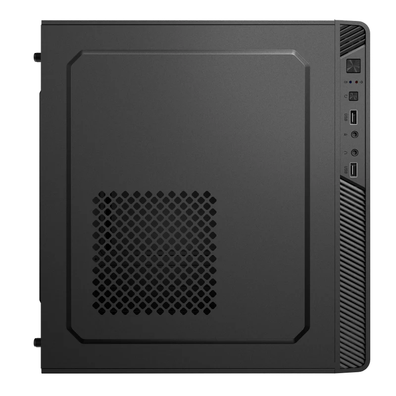 Gabinete Acteck Performance Ii Gi215 / Mini Torre / Micro Atx, Itx / Fuente De Poder 500w Incluida  / Full Metal / Negro / Ac-935777