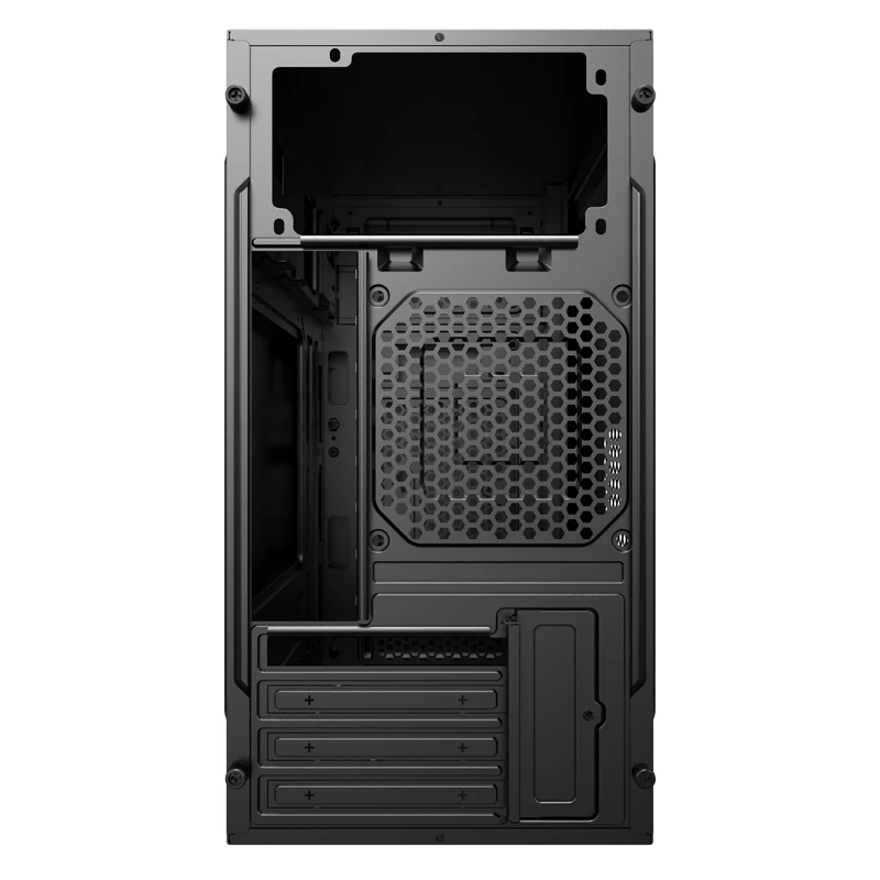 Gabinete Acteck Performance Ii Gi215 / Mini Torre / Micro Atx, Itx / Fuente De Poder 500w Incluida  / Full Metal / Negro / Ac-935777