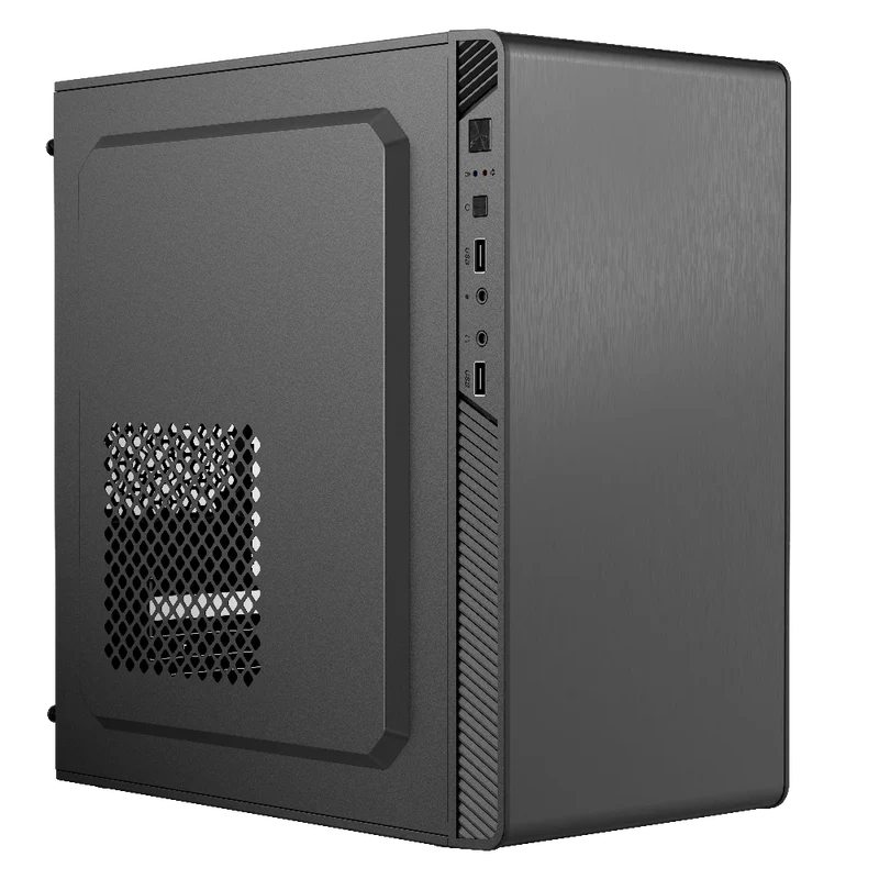 Gabinete Acteck Performance Ii Gi215 / Mini Torre / Micro Atx, Itx / Fuente De Poder 500w Incluida  / Full Metal / Negro / Ac-935777