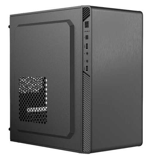 Gabinete Acteck Performance Ii Gi215 / Mini Torre / Micro Atx, Itx / Fuente De Poder 500w Incluida  / Full Metal / Negro / Ac-935777