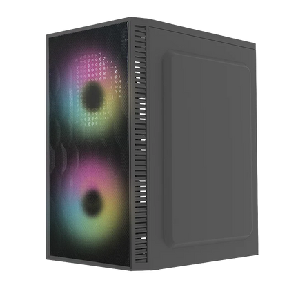Gabinete Acteck Fuji Gc470 / Mini Torre / Micro Atx , Mini Itx / Fuente 500w / Ventilador Rgb / Panel Acrilico, Metal / Negro / Ac-935838