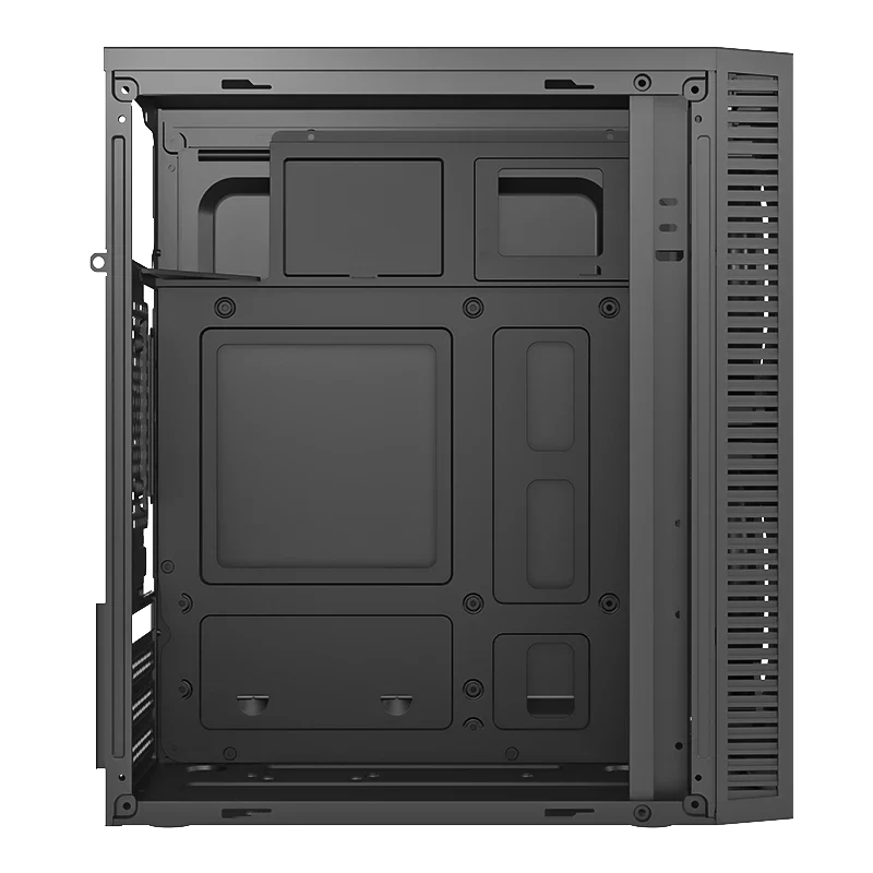 Gabinete Acteck Fuji Gc470 / Mini Torre / Micro Atx , Mini Itx / Fuente 500w / Ventilador Rgb / Panel Acrilico, Metal / Negro / Ac-935838