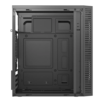 Gabinete Acteck Fuji Gc470 / Mini Torre / Micro Atx , Mini Itx / Fuente 500w / Ventilador Rgb / Panel Acrilico, Metal / Negro / Ac-935838