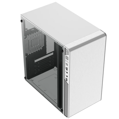 Gabinete Acteck Performance Ii Gi215w / Mini Torre / Micro Atx - Itx / Fuente De Poder 500w Incluida / Panel Acrilico - Metal / Blanco / Ac-935852