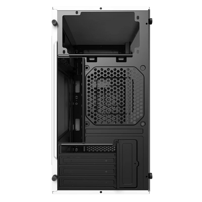 Gabinete Acteck Performance Ii Gi215w / Mini Torre / Micro Atx - Itx / Fuente De Poder 500w Incluida / Panel Acrilico - Metal / Blanco / Ac-935852