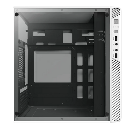Gabinete Acteck Performance Ii Gi215w / Mini Torre / Micro Atx - Itx / Fuente De Poder 500w Incluida / Panel Acrilico - Metal / Blanco / Ac-935852
