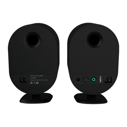 Bocinas Acteck Dynamic Exact Bs630 / Para Escritorio / Indicador De Led / Sonido Estéreo / Inalámbrica / Bluetooth 5.0, Aux 3-5 Mm, Usb / 20 W / Negro/ Ac-935869