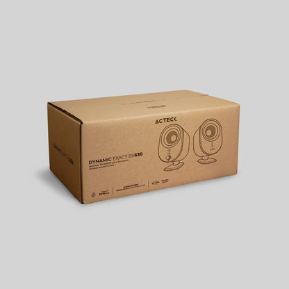 Bocinas Acteck Dynamic Exact Bs630 / Para Escritorio / Indicador De Led / Sonido Estereo / Inalambrica / Bluetooth 5.0, Aux 3-5 Mm, Usb / 20 W / Blanco / Ac-935876