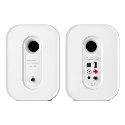Bocina Acteck Dynamic Exact Bs650 / Bluetooth Para Escritorio / Bluetooth 5.0, Aux 3.5 Mm Y Usb / 50 W / Pantalla Led / Control Remoto / Blanca / Ac-935883
