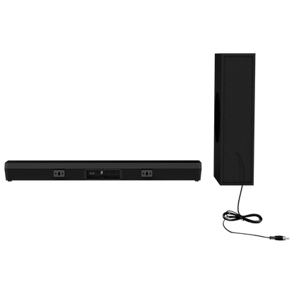 Barra De Sonido Acteck Dynamic Trim Bs670 / Subwoofer / Sonido Estereo / 70 W Rms / Bluetooth + Hdmi Arc + Optico + Aux 3.5mm + Usb / Led Indicador / Control Incluido / Negro / Ac-935913