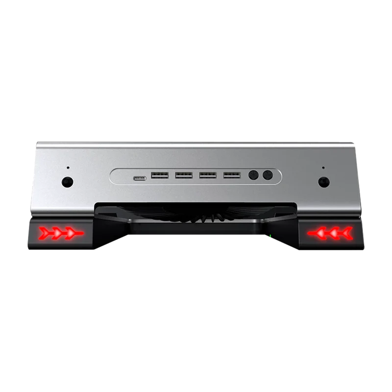 Base Enfriadora Acteck Froost Ex Be650 / 4 Puertos Usb / 16 Pulgadas / Peso 0.750 G /1 Ventilador / Aluminio / Antiderrapante / Rgb / Ac-936156